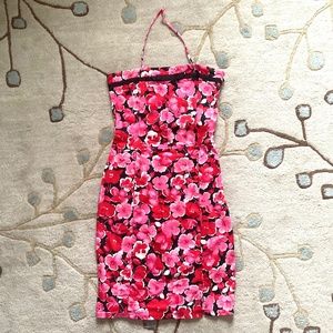 Strapless Floral Dress Size S